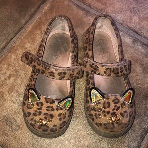 Leopard Mary Jane shoes